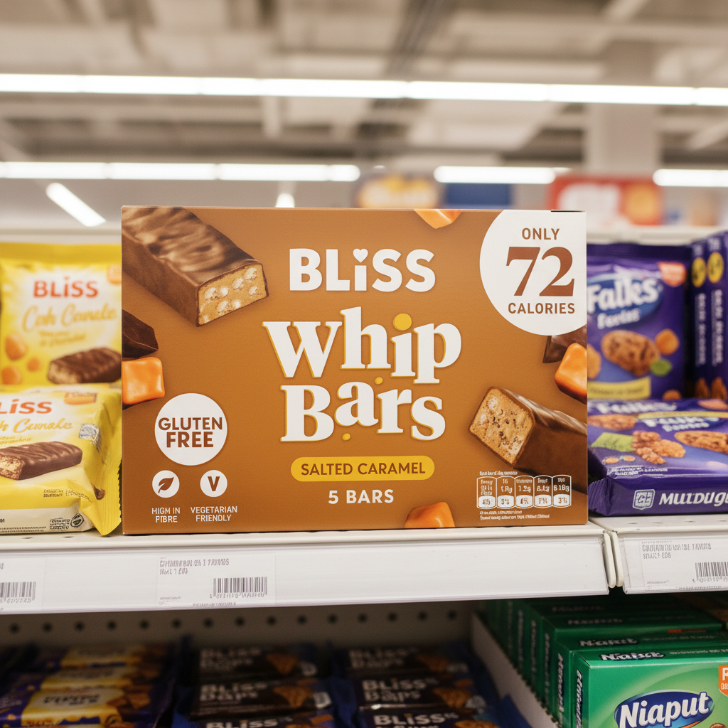 12 X Bliss Salted Caramel Whip Bars 5Pk - 5 X 20G