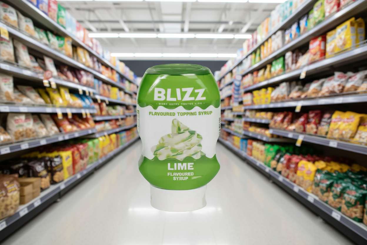 Blizz Topping Sauce Lime 570Gm