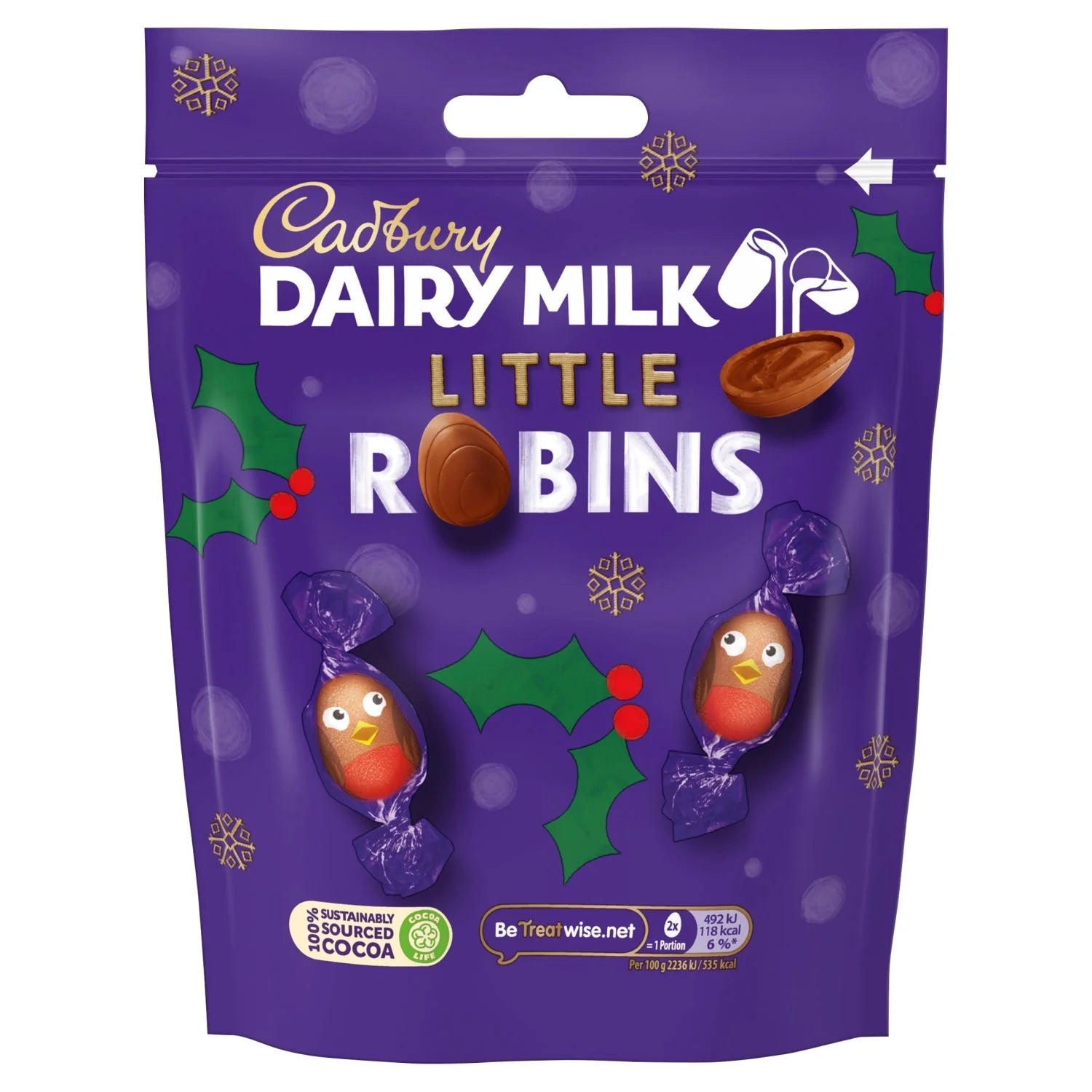 20 x Cadbury Christmas Robins - 77GM