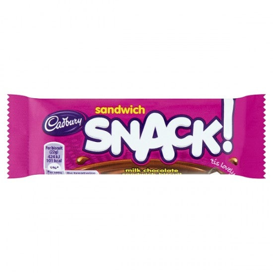 60 x Cadbury Sandwich Snack 22G