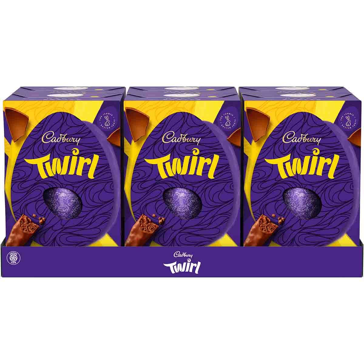 6 x Cadbury Twirl Traditional Egg - 198GM