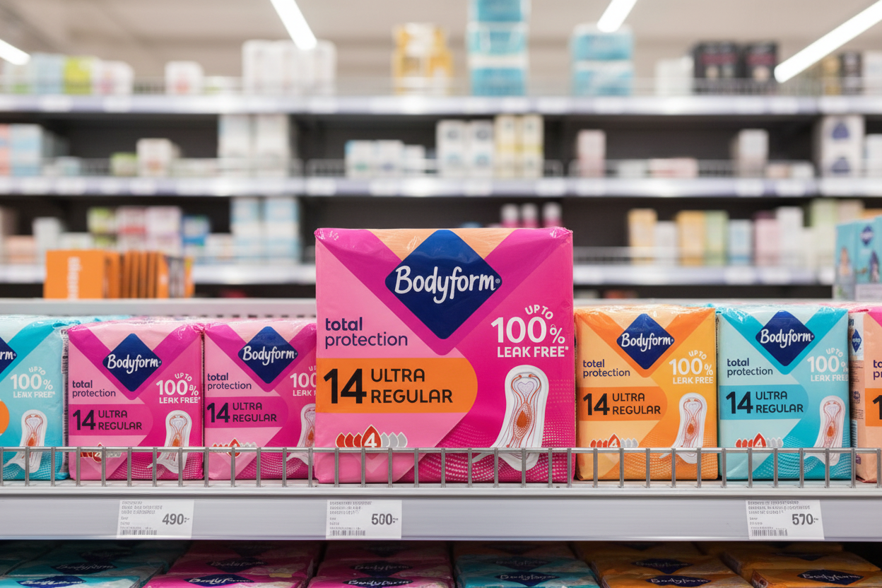 8 X Bodyform Ultra Normal Non Wings - 14 Pack