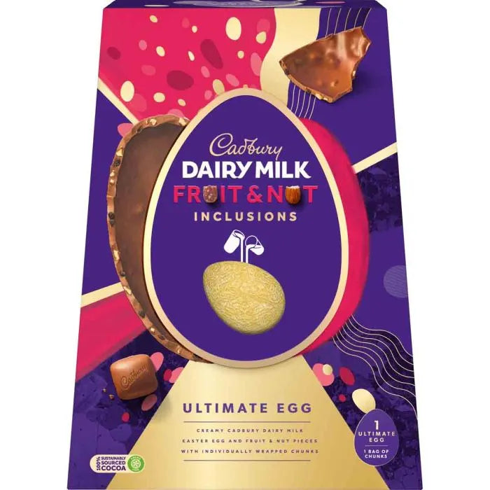 4 x Cadbury Fruit & Nut Ultimate Egg - 400GM