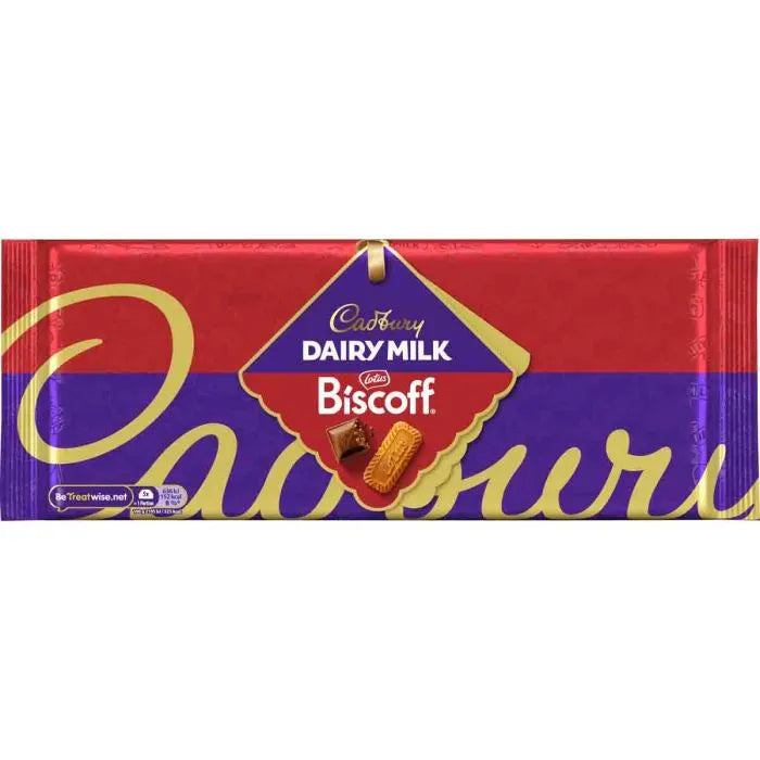 14 x Cadbury Dairy Milk Biscoff Sharing Bar - 350GM
