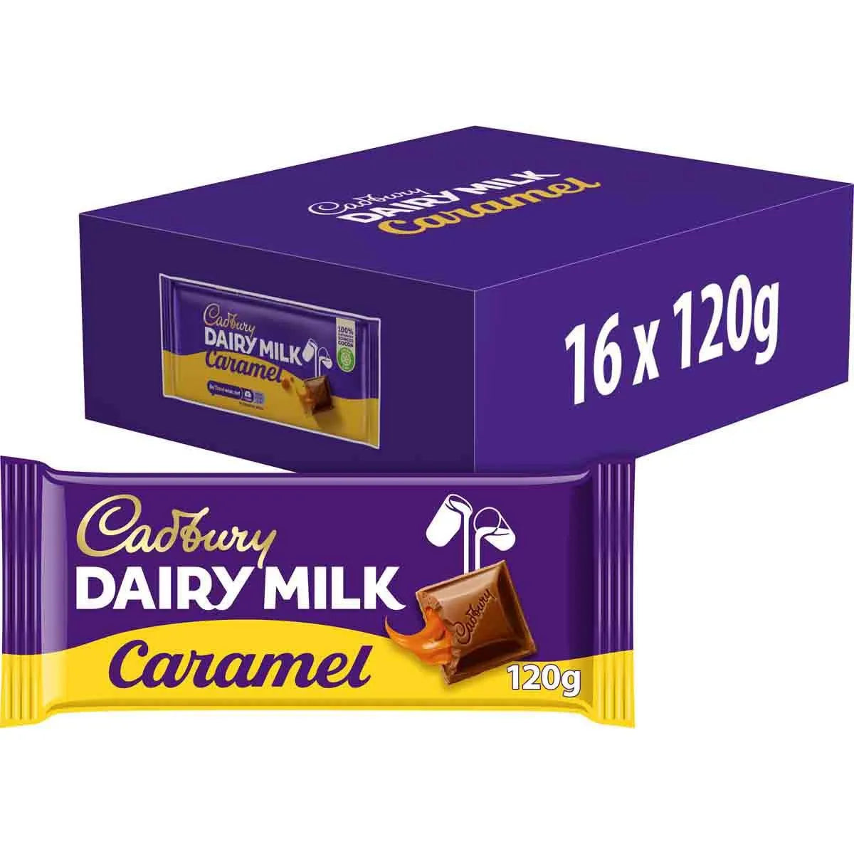 16 x Cadbury Caramel Bar - 120GM