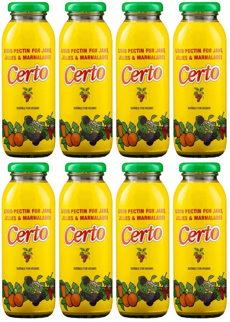 8 X Certo Apple Pectin (For Jam Making) - 250Ml