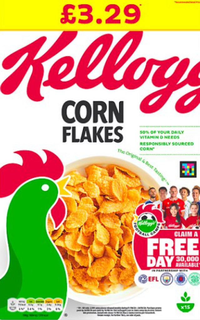 6 x Kelloggs Cornflakes 450g - 450G