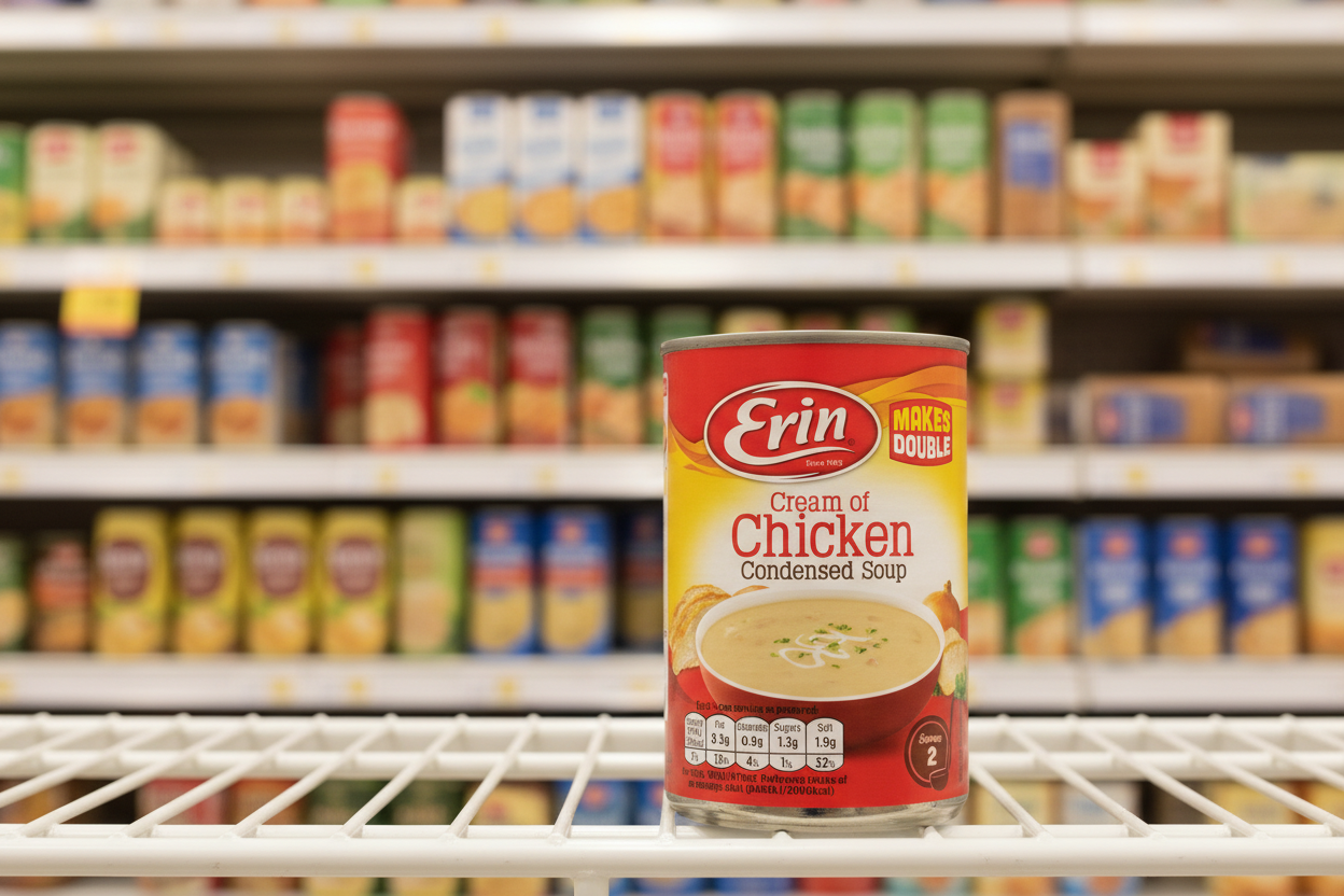 12 x Erin Cream Of Chicken Condensed Soup 295G