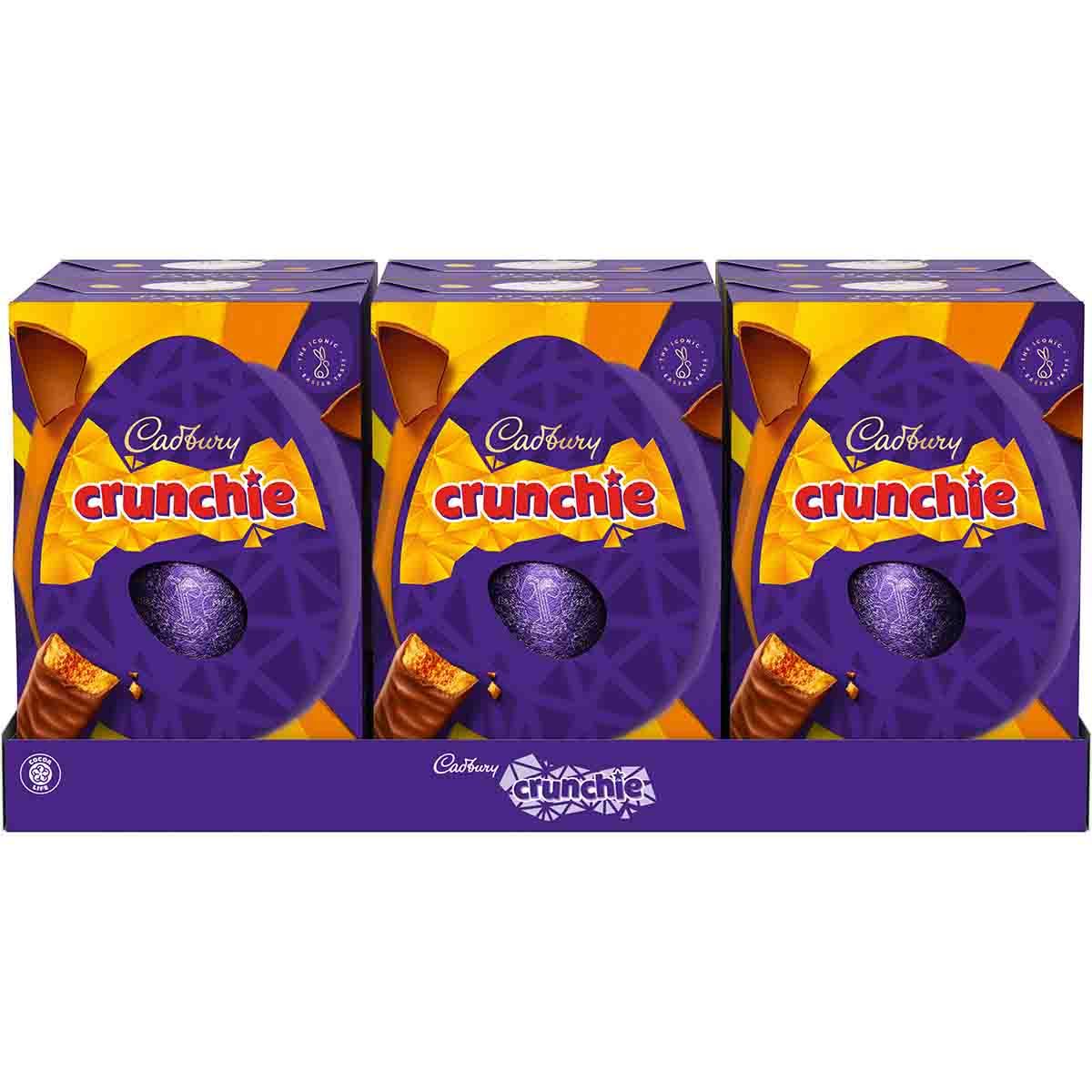 6 x Cadbury Crunchie Traditional Egg - 190GM