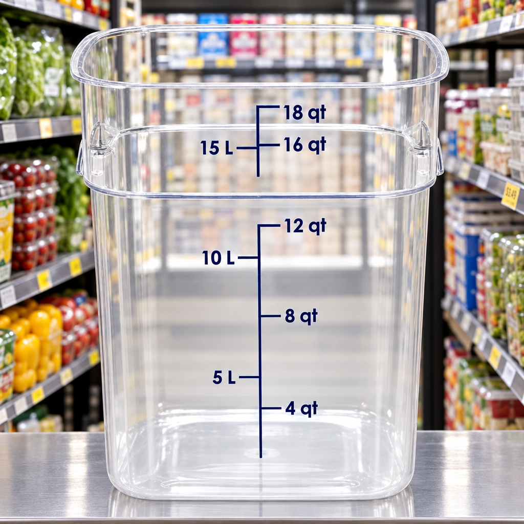 Cambro Freshpro Camsquare Food Storage Container 17.2Ltr