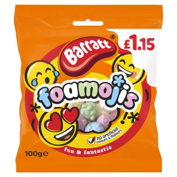 12 x Barratt Foamojis - 100G