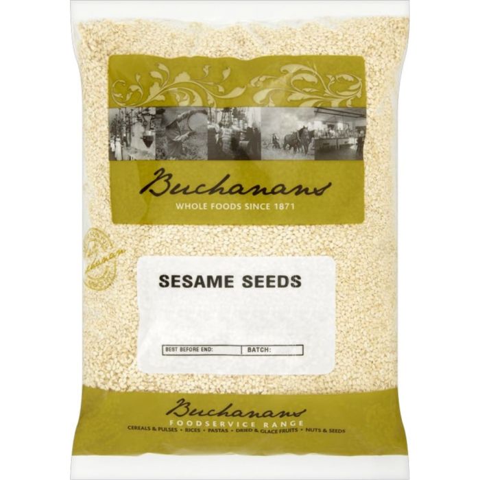 6 x Buchanans Sesame Seeds 1Kg