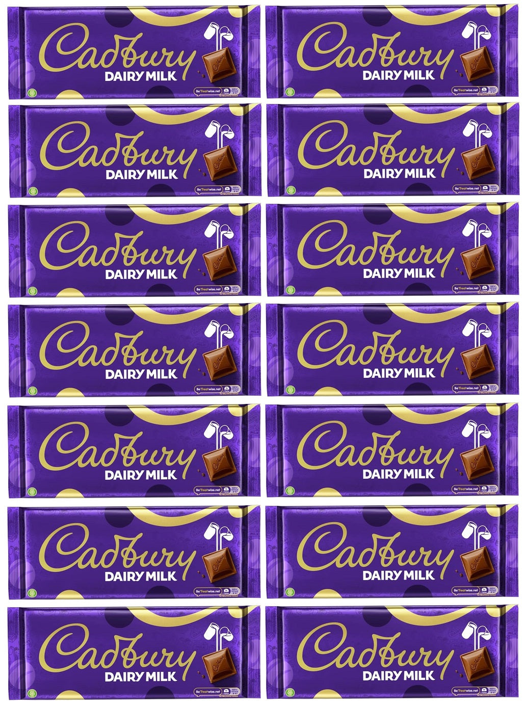 14 x Cadbury Dairy Milk Chocolate Bar Large Block - 360G