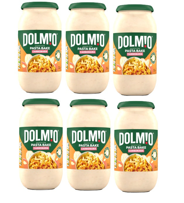 6 x Dolmio Pasta Bake Carbonara Sauce 480Gm