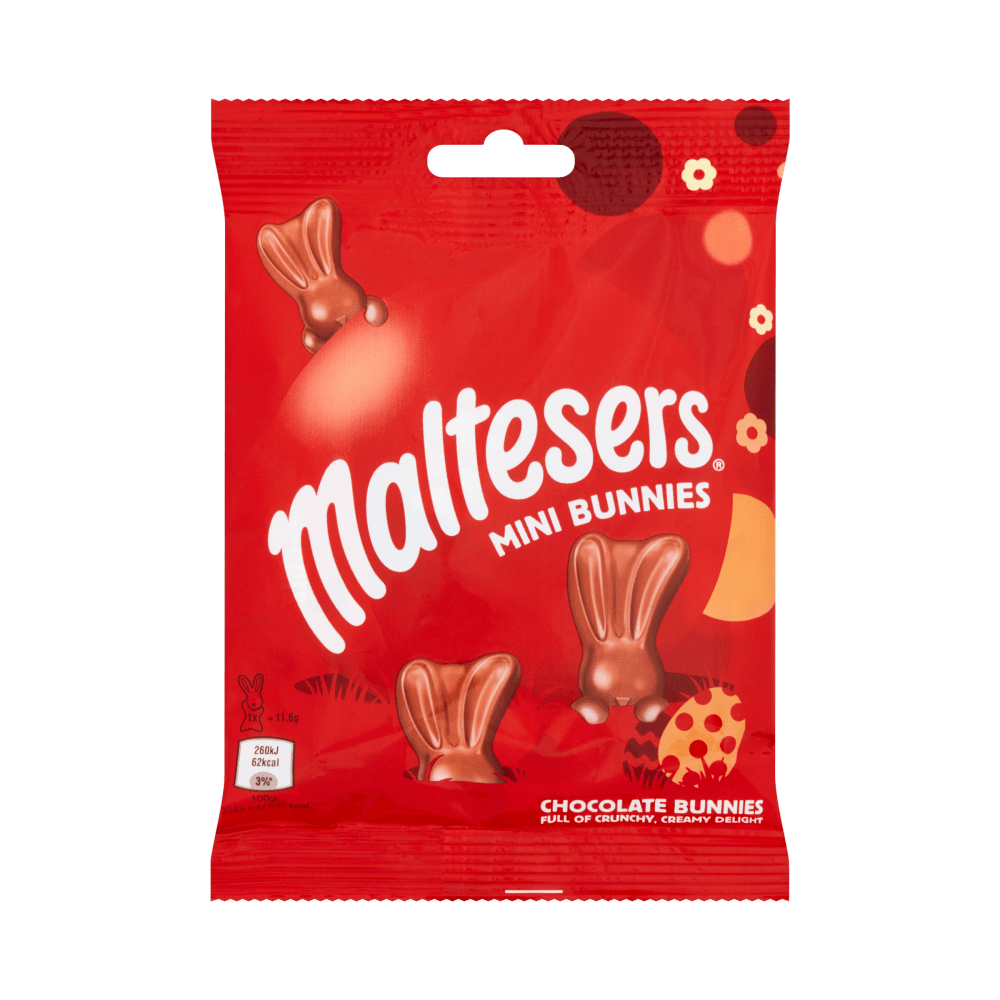 24 x Maltesers Milk Chocolate Mini Bunnies Bag - 58GM