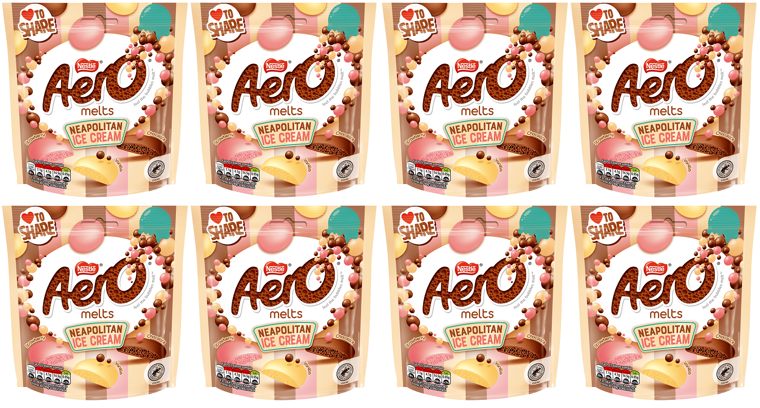 8 x Aero Melts Neapolitan Ice Cream  - 86GM