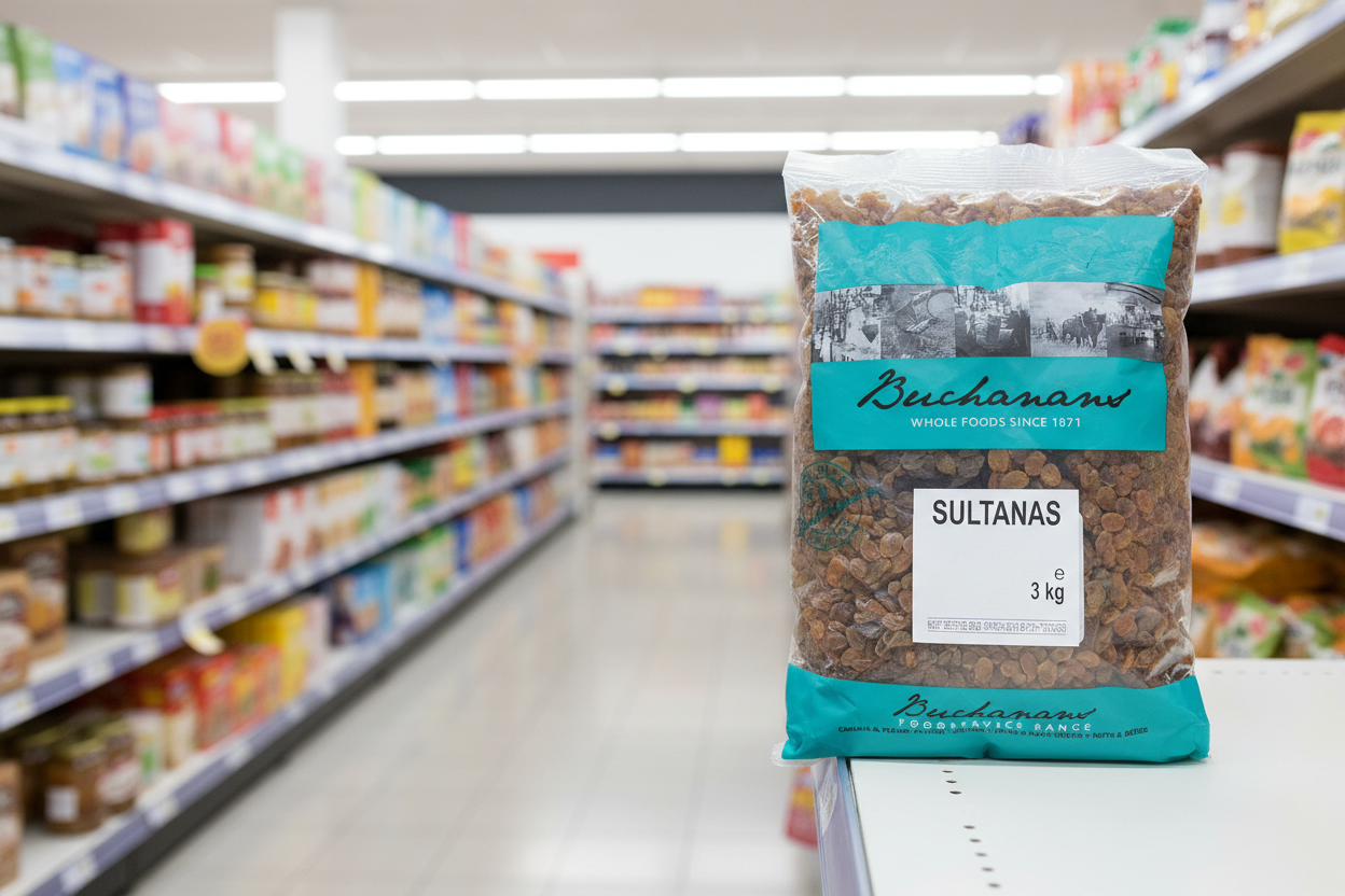 Buchanans Sultanas 3Kg