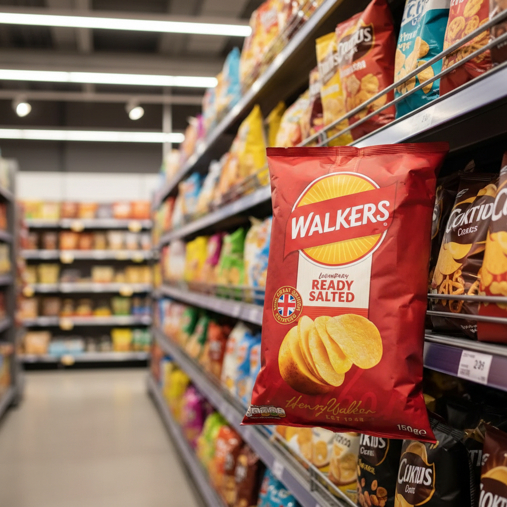 6 X Walkers Ready Salted Sharing Bag - 150Gm