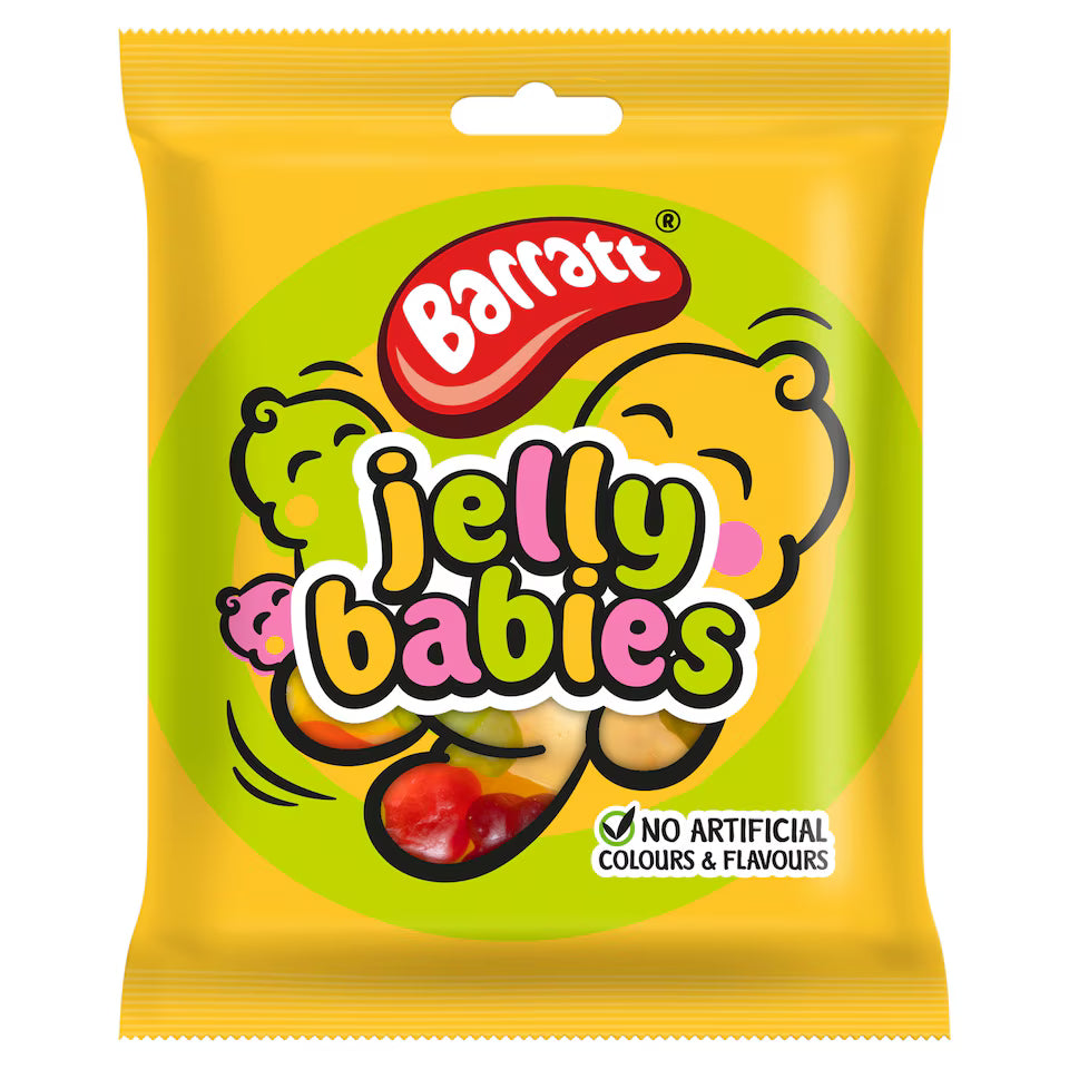 12 X Barratt Jelly Babies - 140Gm