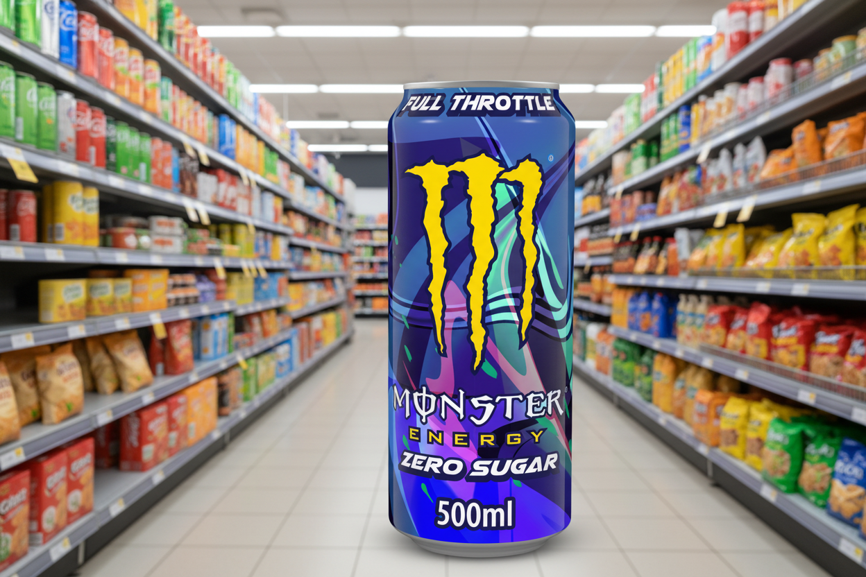 12 x Monster Energy Full Throttle Zero Sugar 500Ml