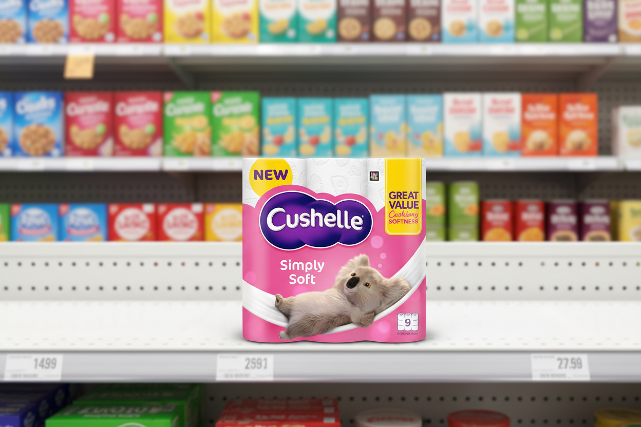 5 x Cushelle Simply Soft - 9 PACK