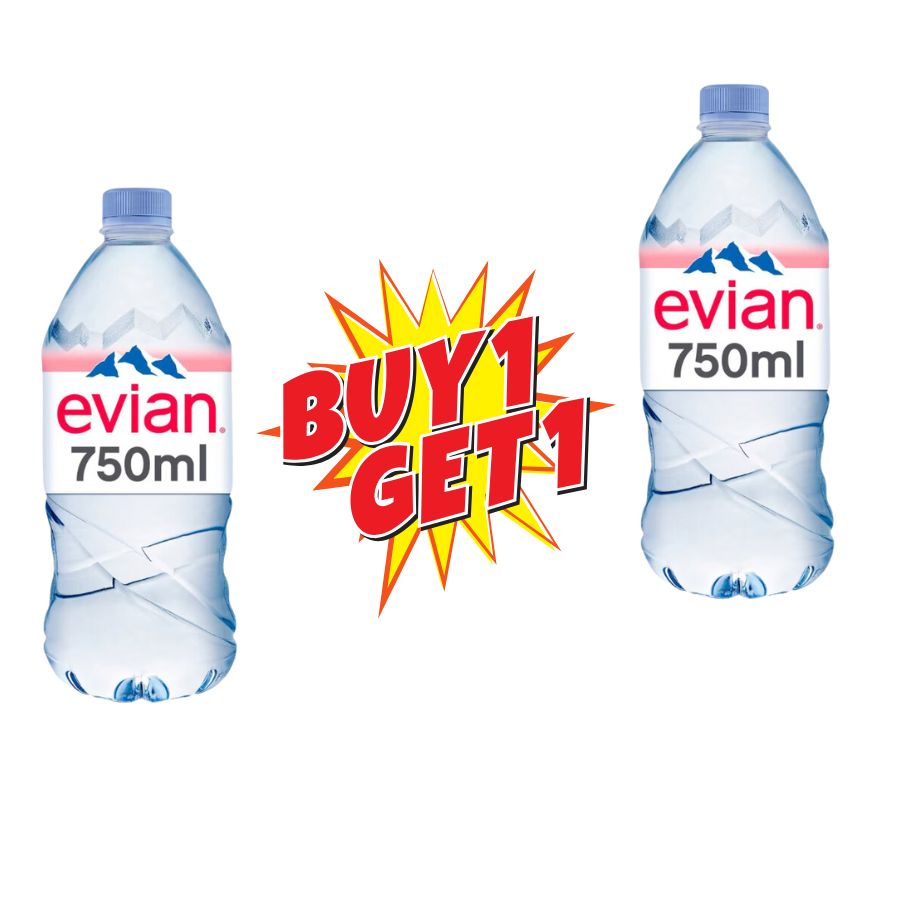 Evian Still 750Ml Buy 1 Get 1 Free