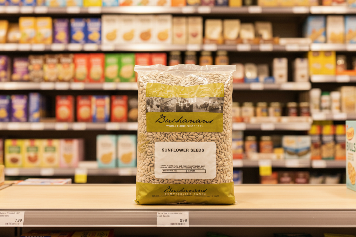 6 x Buchanans Sunflower Seeds 1Kg