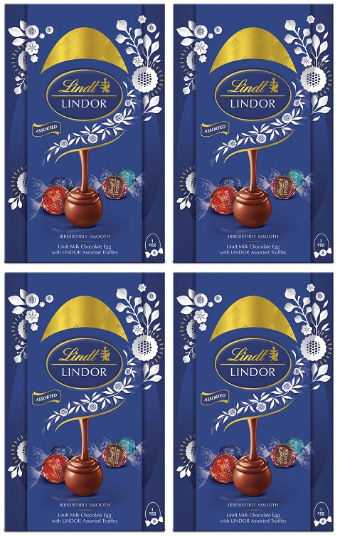 4 x Lindt Choc Easter Egg Lindor Assorted Truffles - 260GM