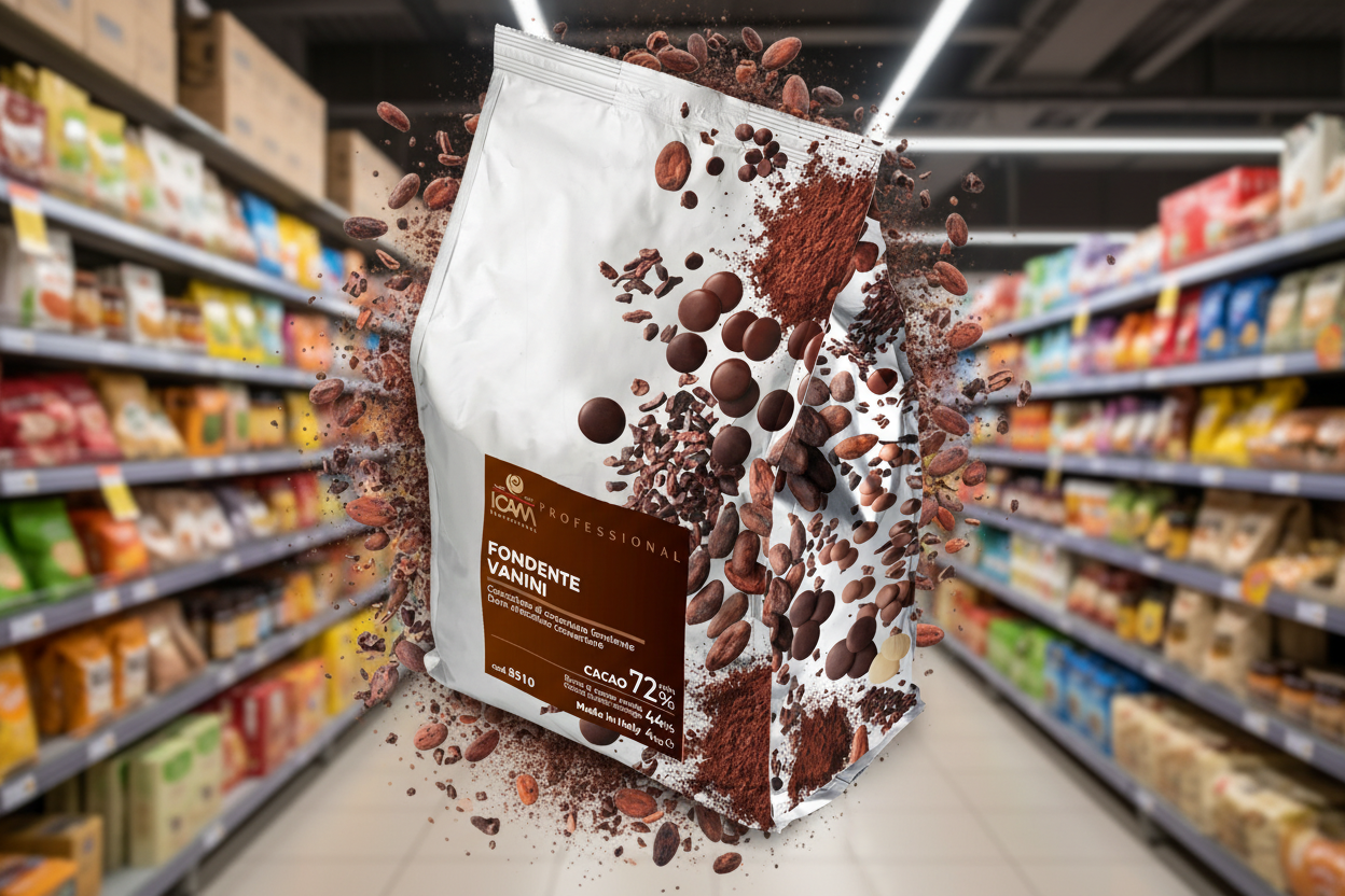 3 x Icam Professional 72% Dark Chocolate 4Kg