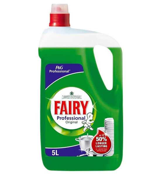 2 x Fairy Professional Washing Up Liquid Original Bulk 5L