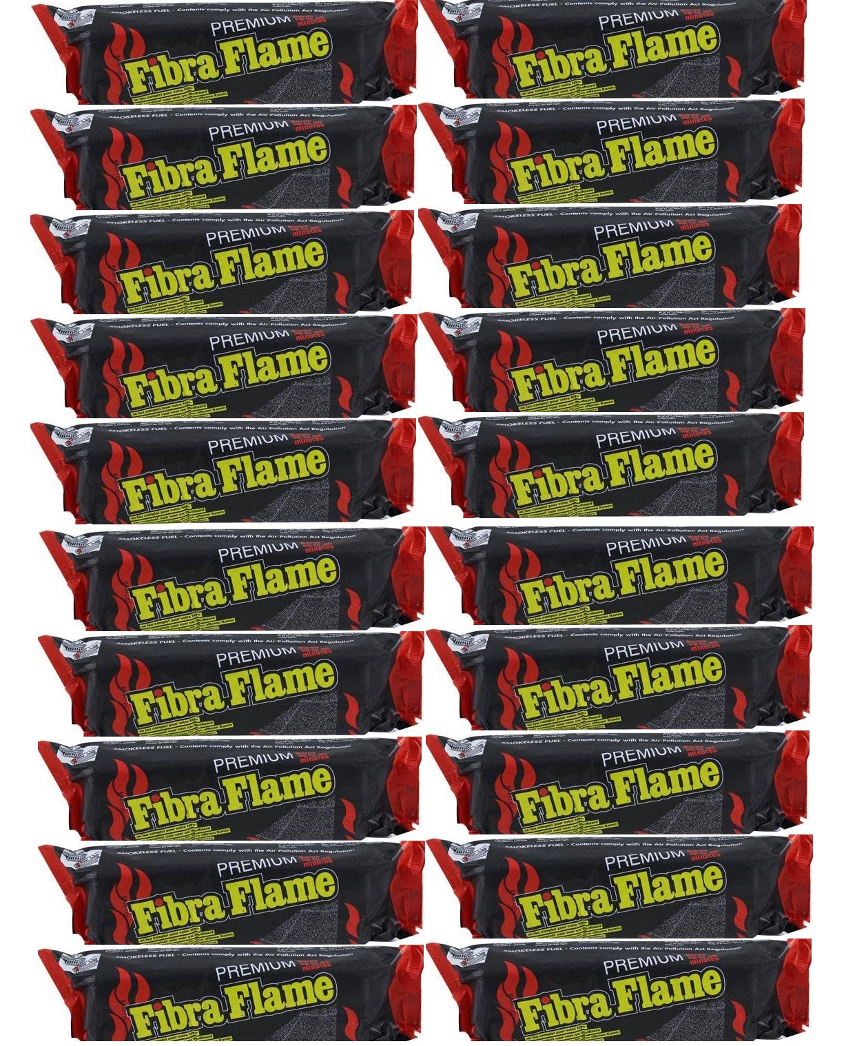20 x Fibra Flame Premium Fire log 700G
