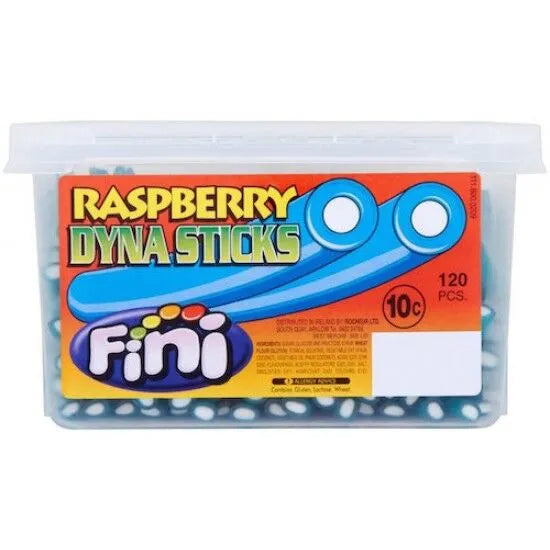 120 x Fini Raspberry Dyna Sticks 120 Pieces