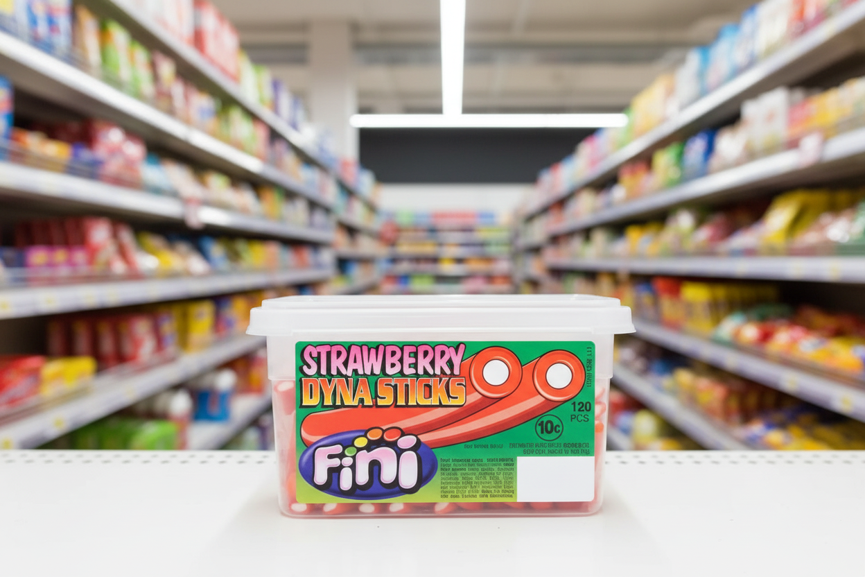 120 x Fini Strawberry Dyna Sticks