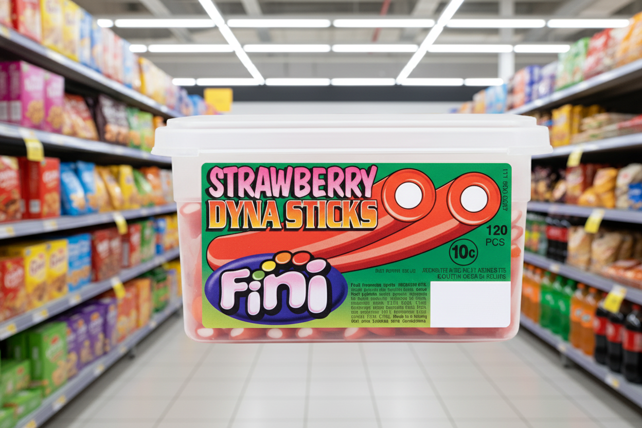 120 x Fini Strawberry Dyna Sticks