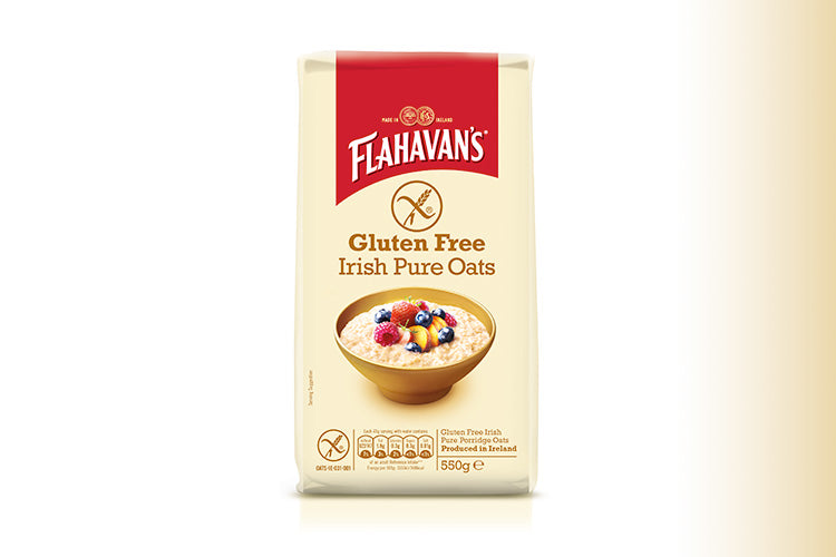 12 x Flahavan's Gluten Free Irish Pure Oats 550G