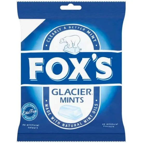 12 x Fox's Glacier Mints 100G