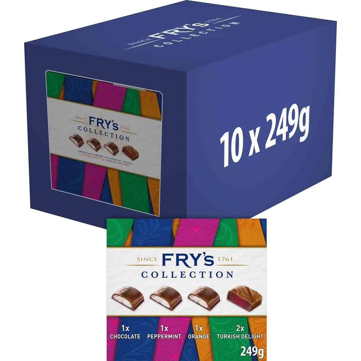 10 x Fry's Selection Box  - 249GM