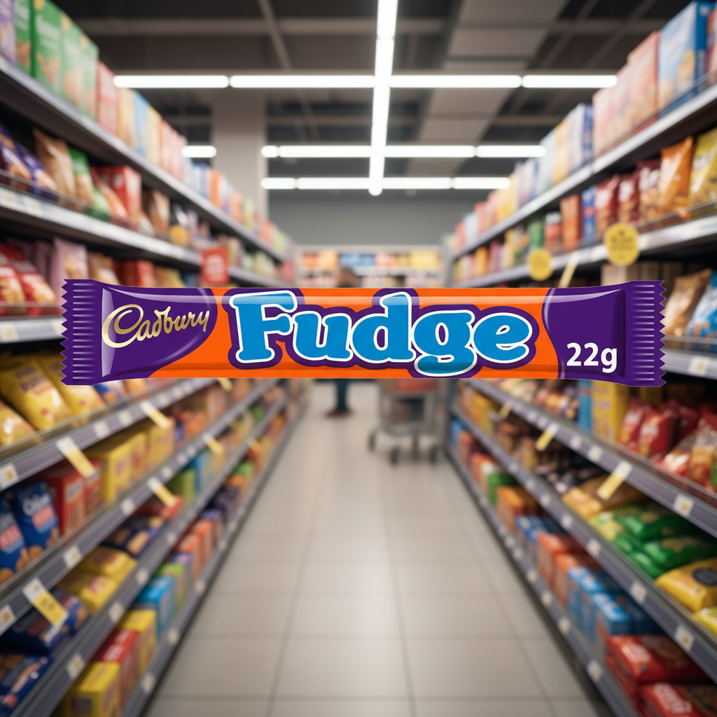 60 x Cadbury Fudge Chocolate Bar 22G