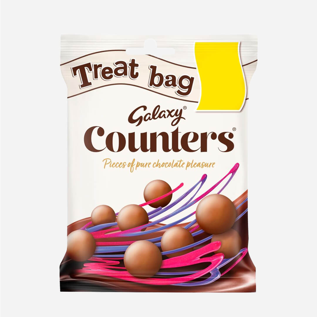 20 x Galaxy Counters Chocolate Treat Bag - 80GM