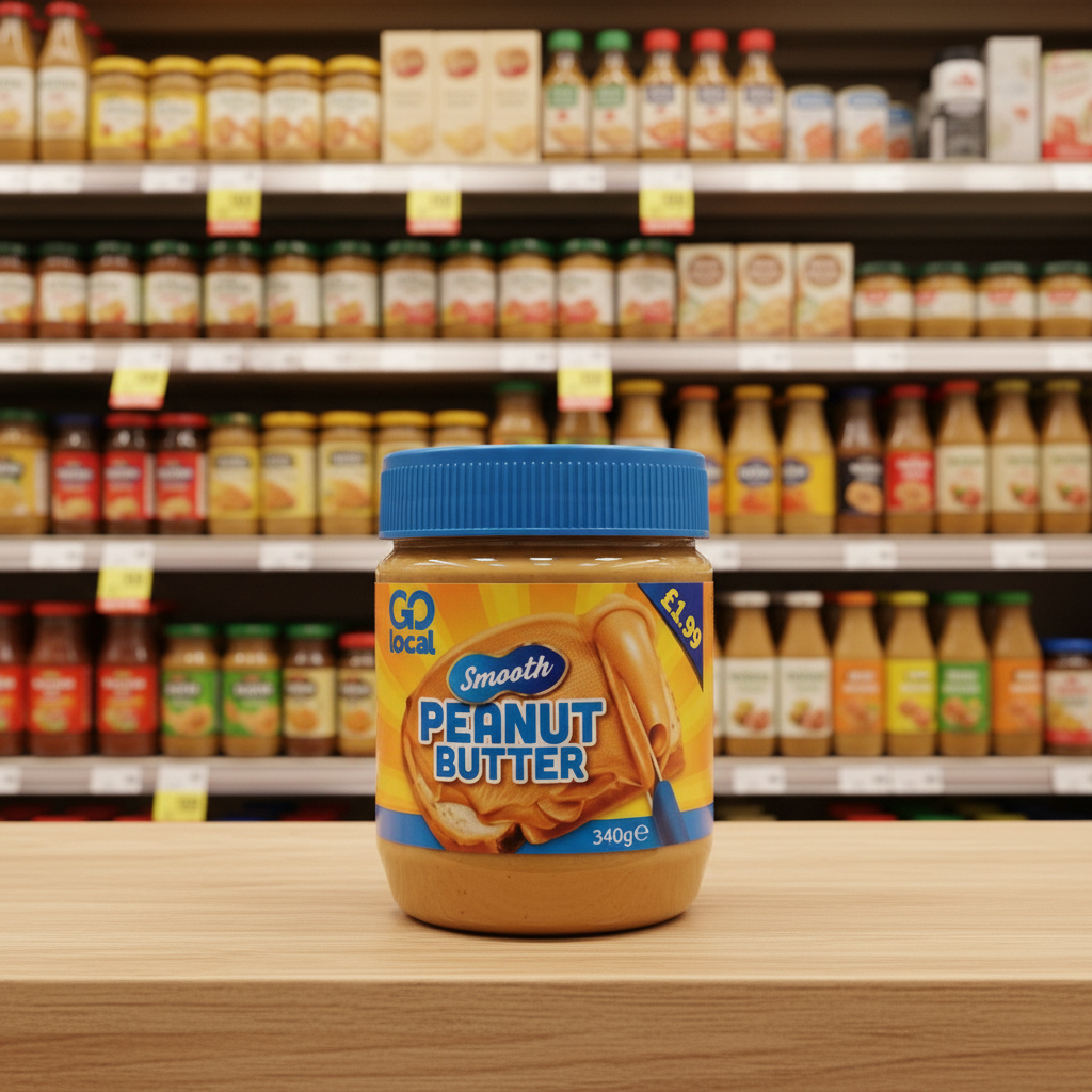 6 X Go Local Smooth Peanut Butter - 340G