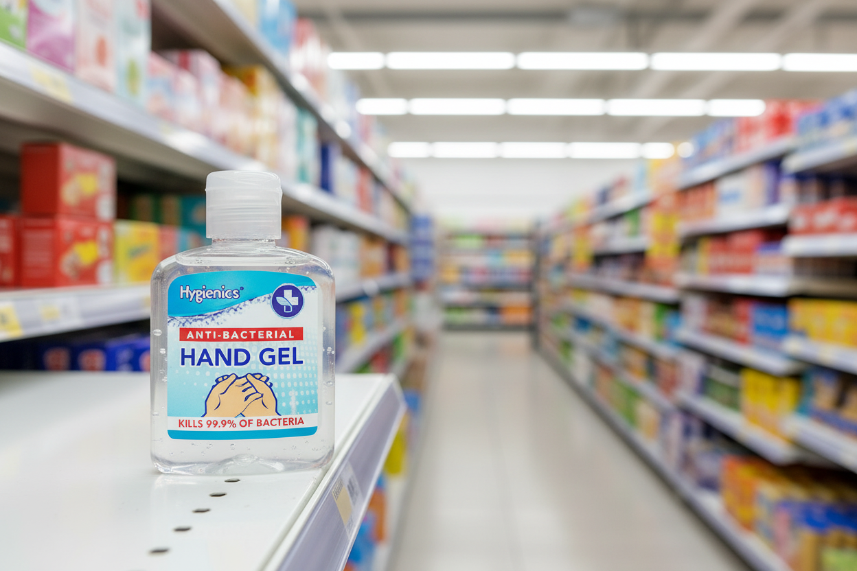 24 x Hygienics Anti Bacterial Hand Gel - 100ML