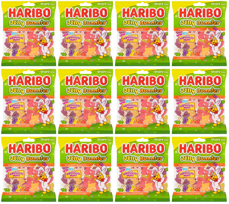 12 x Haribo Jelly Bunnies - 140GM