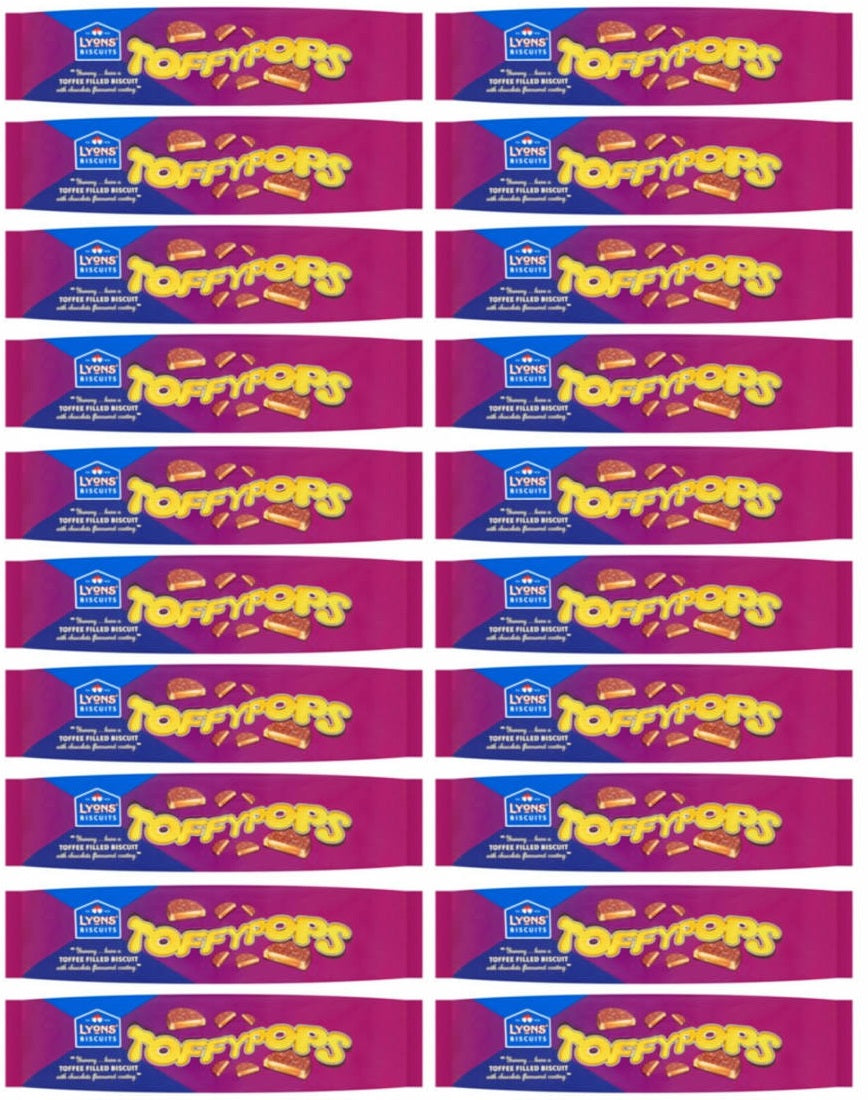 20 X Lyons Toffypops Family Pack 16'S - 240Gm