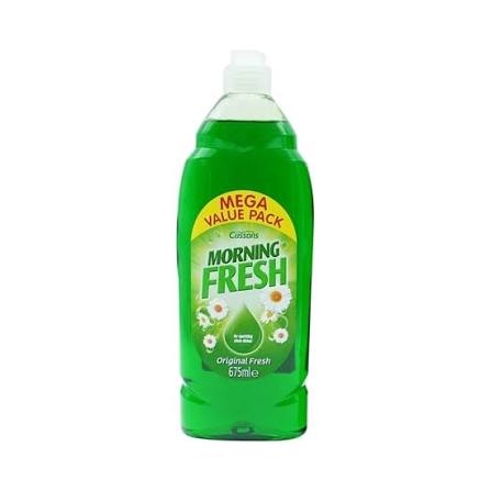 6 X Morning Fresh Wash Up Liquid Original - 675Ml