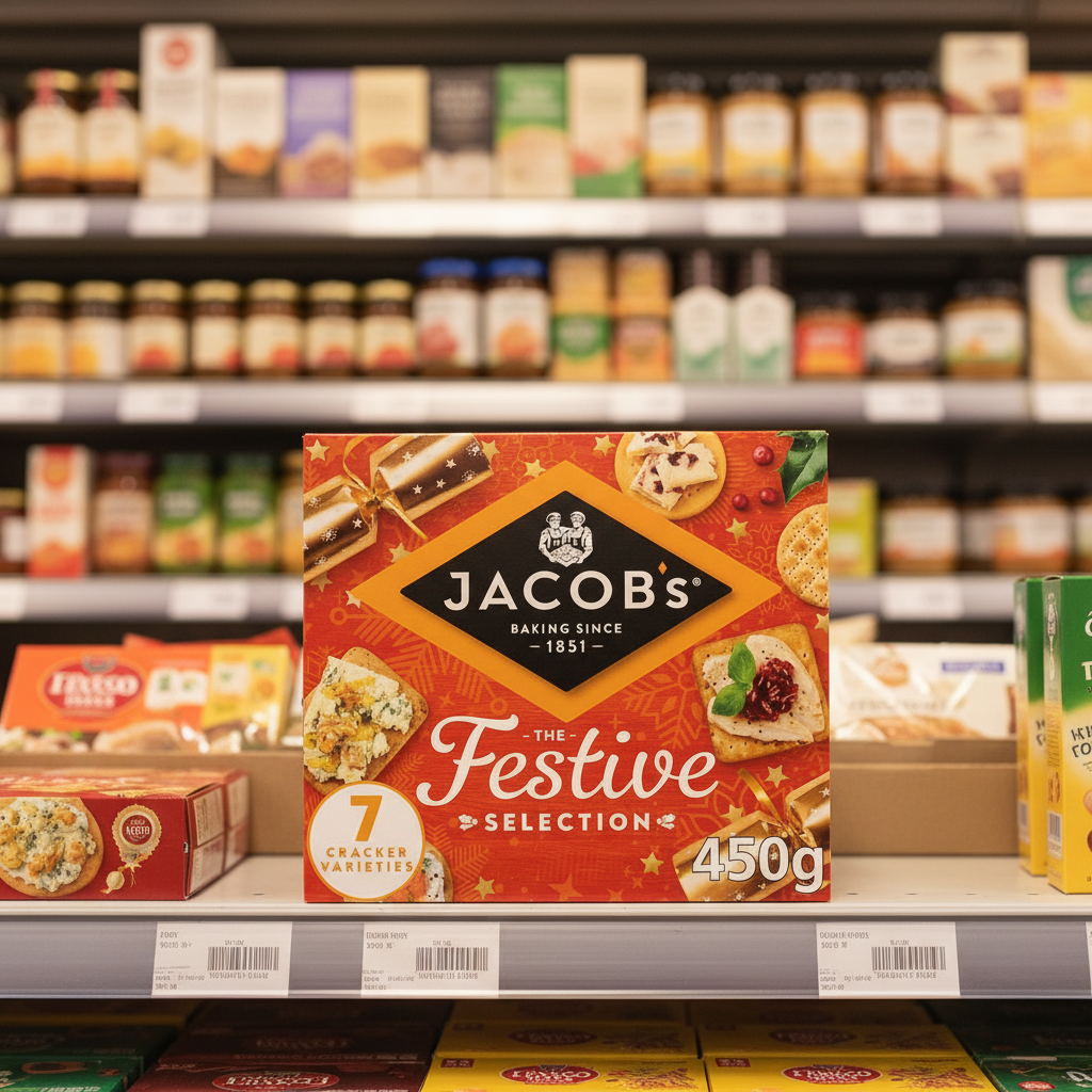 6 X Jacobs Biscuits For Cheese - 450Gm