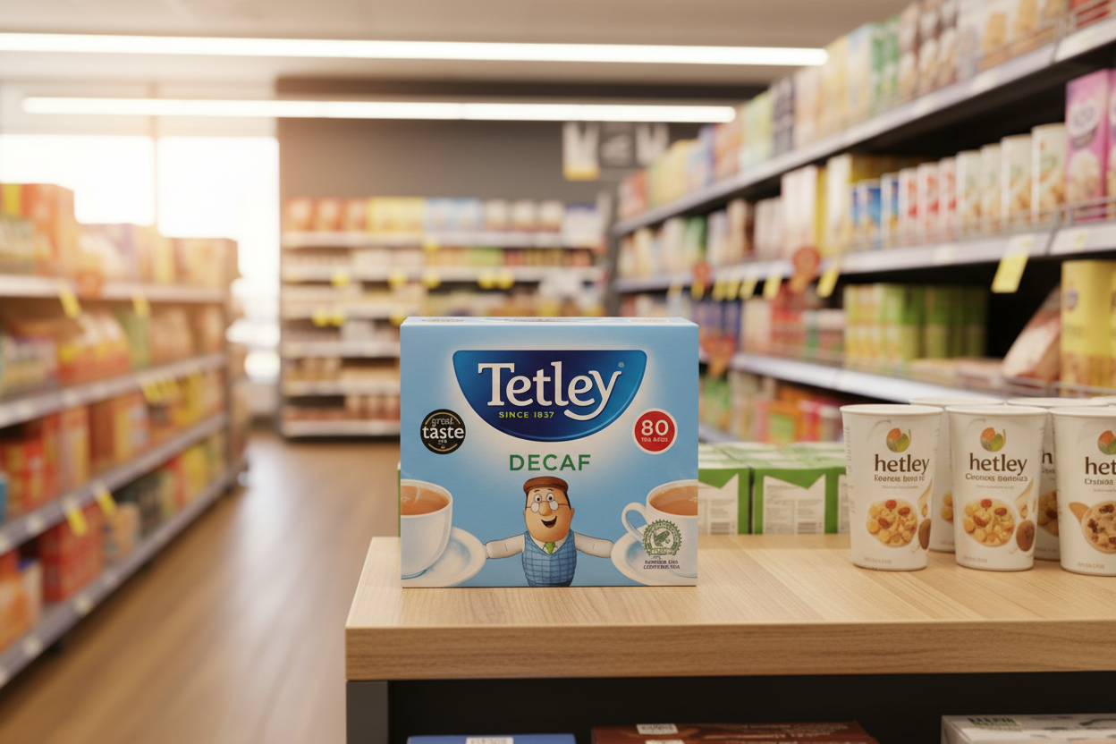 12 X Tetley Teabags Decaff - 80Pk