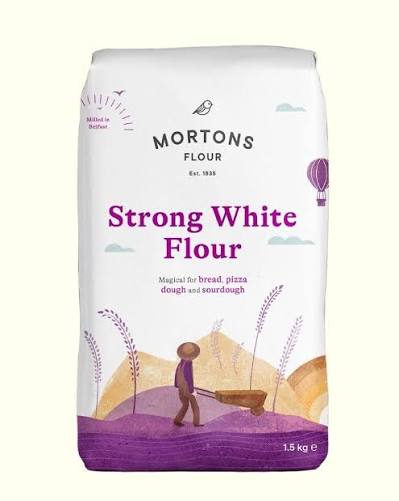 10 X Mortons Strong White Flour - 1.5Kg