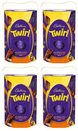 4 x Cadbury Twirl Special Gesture Egg - 241GM