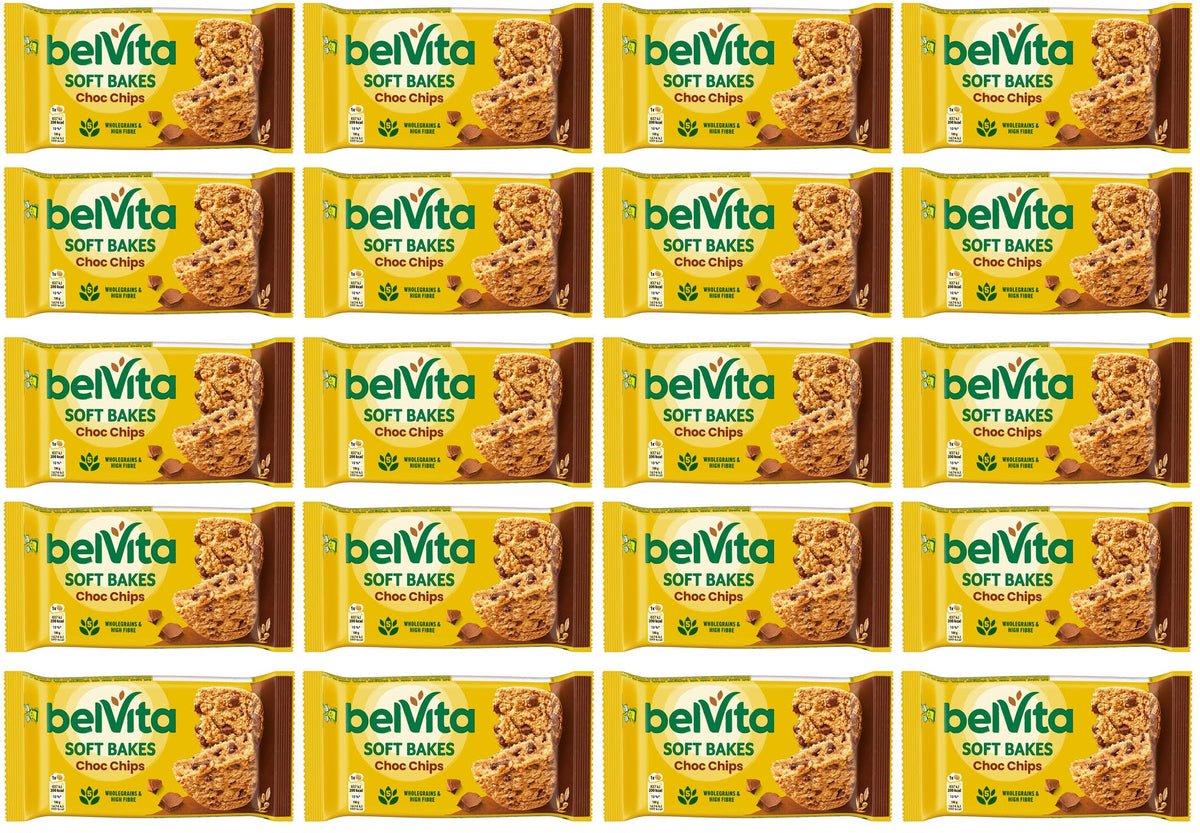 20 X Belvita Soft Chocolate Chip - 50Gm