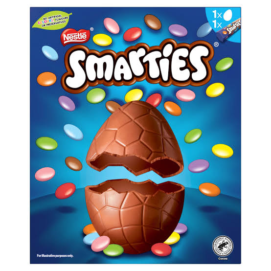 4 X Smarties Large Egg - 188Gm